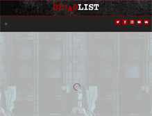 Tablet Screenshot of bloodlist.com